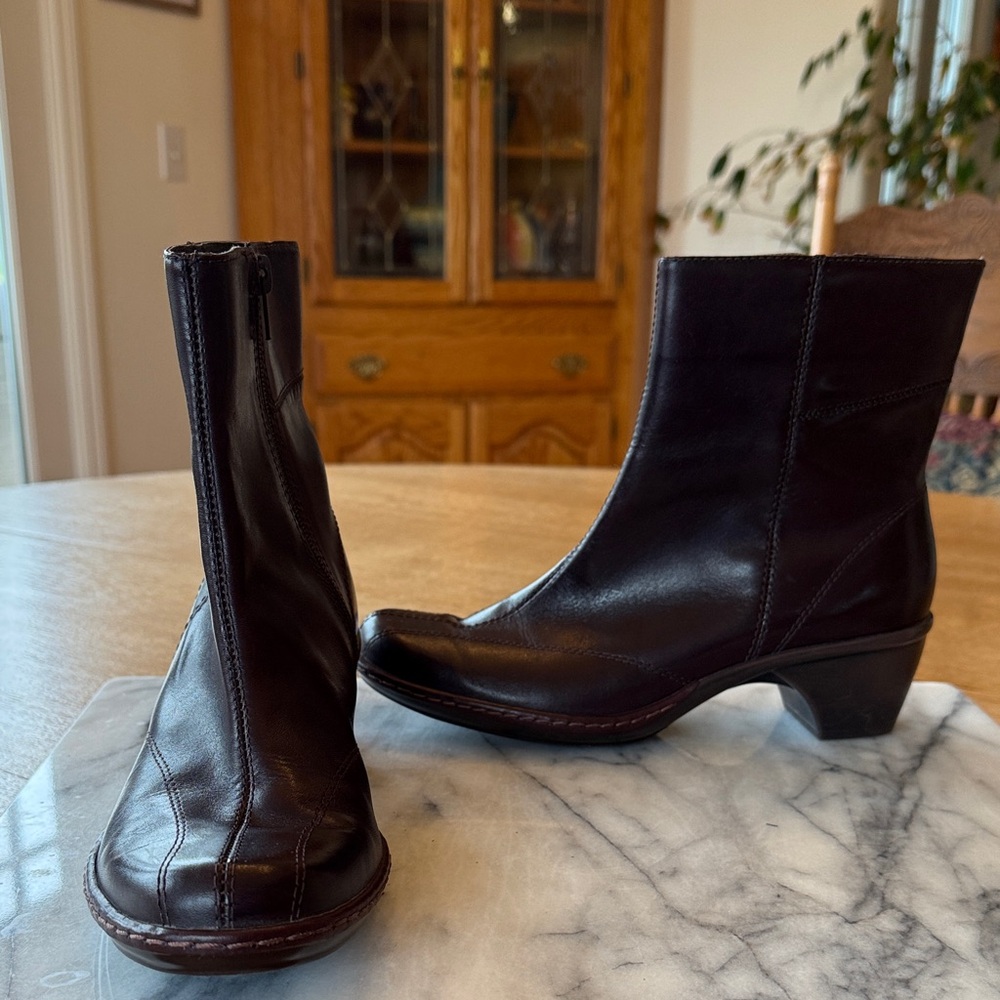 Artisan Rich Chocolate Heeled Boots